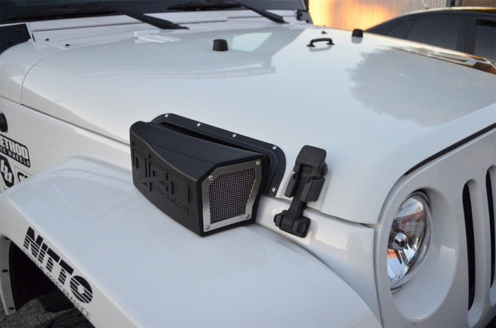 Injen 07-18 Jeep Wrangler (JK) 3.6L V6 Ram Air Scoop for Evolution Intake - Bull Strap