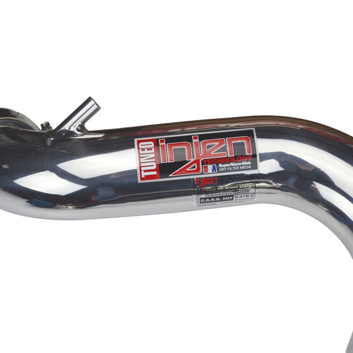Injen 08-14 Mitsubishi  2.0L Non Turbo 4 Cyl. Polished Cold Air Intake - Bull Strap
