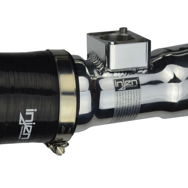Injen 08-14 Mitsubishi  2.0L Non Turbo 4 Cyl. Polished Cold Air Intake - Bull Strap