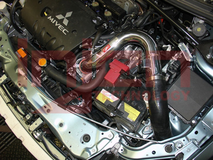 Injen 08-14 Mitsubishi Lancer 2.0L Non Turbo 4 Cyl. Black Cold Air Intake - Bull Strap