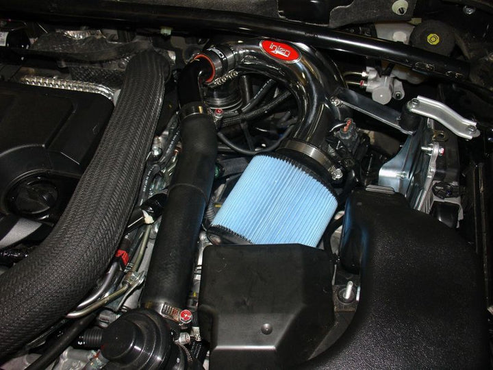 Injen 09-11 Mitsubishi Ralliart 2.0L 4cyl Turbo Polished Tuned Short Ram Intake System w/ MR Tech - Bull Strap