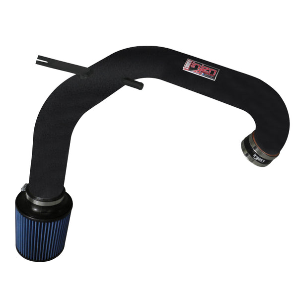 Injen 09-12 Dodge Ram 1500 5.7L V8 Hemi Wrinkle Black Power-Flow Air Intake System w/ MR Tech - Bull Strap