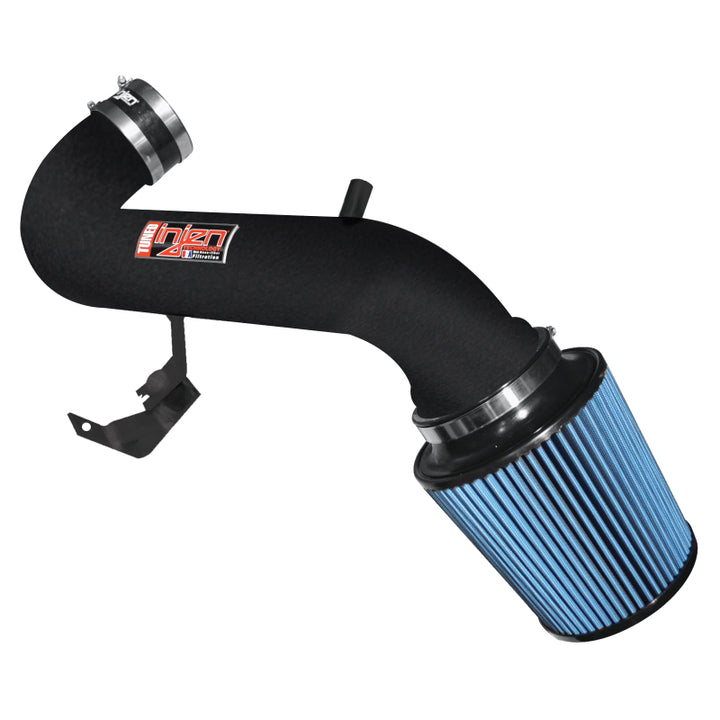 Injen 11-17 Dodge Durango R/T 5.7L V8 Wrinkle Black Power-Flow Air Intake System - Bull Strap