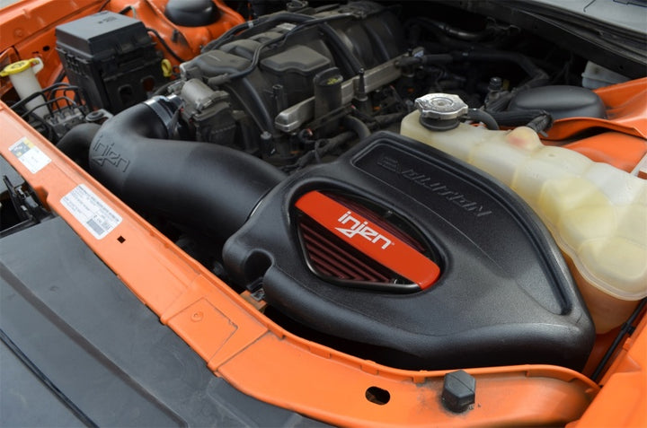 Injen 11-19 Dodge Challenger V8-5.7L Hemi Evolution Intake (Oiled) - Bull Strap