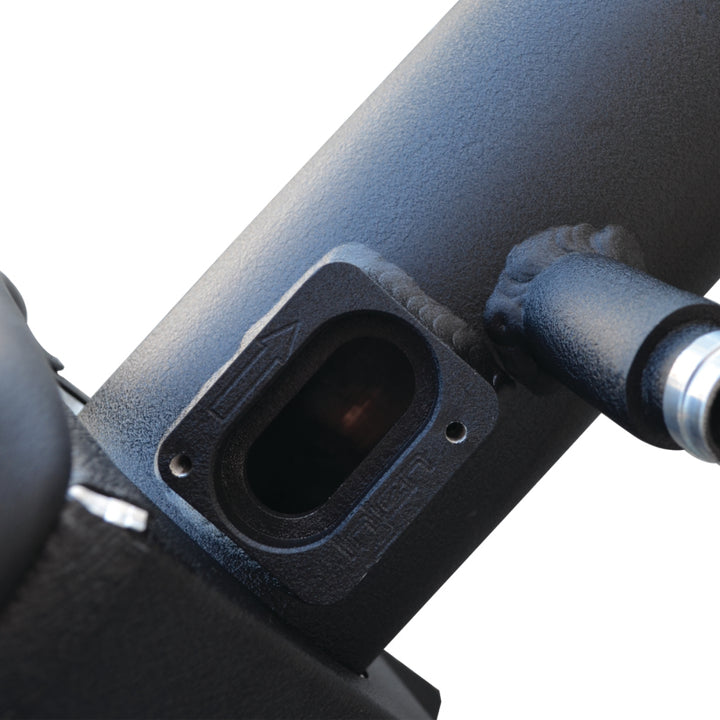 Injen 12-13 BMW 335i (N55) 3.0L L6 (turbo) AUTO TRANS ONLY Wrinkle Black Short Ram Intake w/ MR Tech - Bull Strap