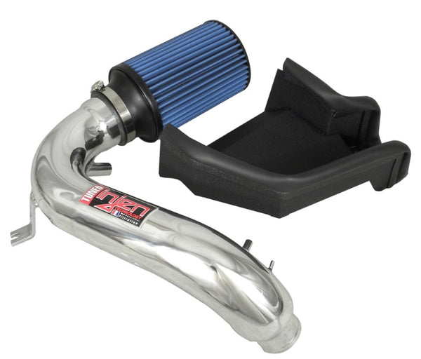 Injen 12-13 Fiat 500 Abarth 1.4L(t) Polished Short Ram Intake w/ MR Tech & Heat Shield - Bull Strap