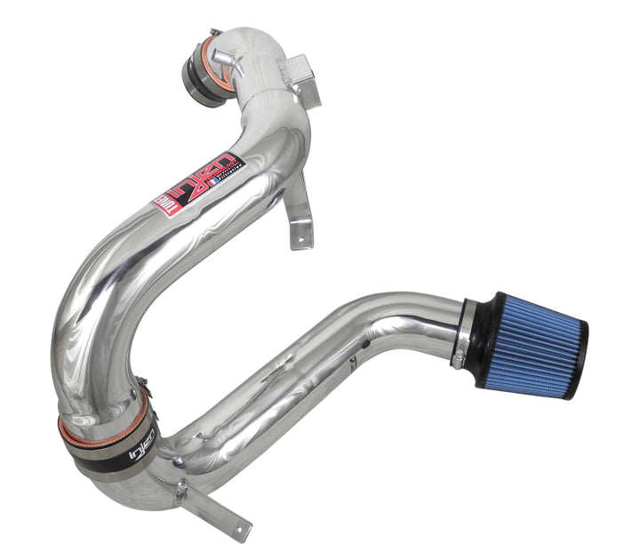 Injen 12-13 Honda Civic Polished Tuned Air Intake w/ MR Tech/Web Nano-Fiber Dry Filter - Bull Strap