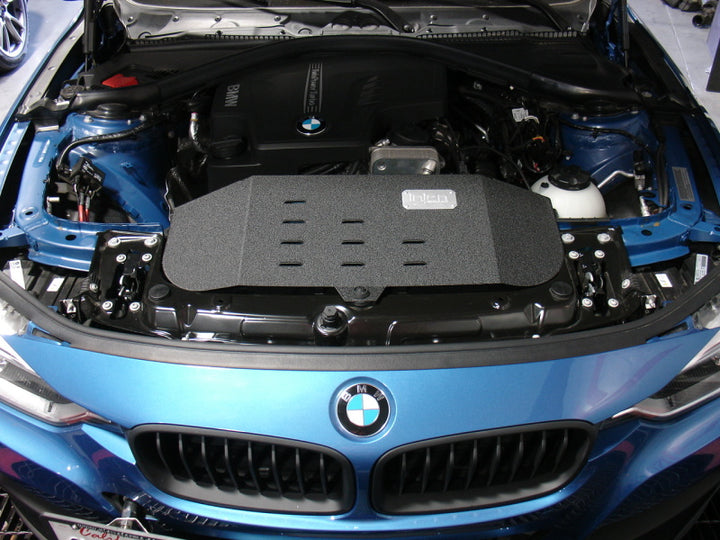 Injen 12-16 BMW 328i F30 N20/N26 2.0L (t) 4cyl Polished Short Ram Intake w/MR Tech & Air Box w/Scoop - Bull Strap