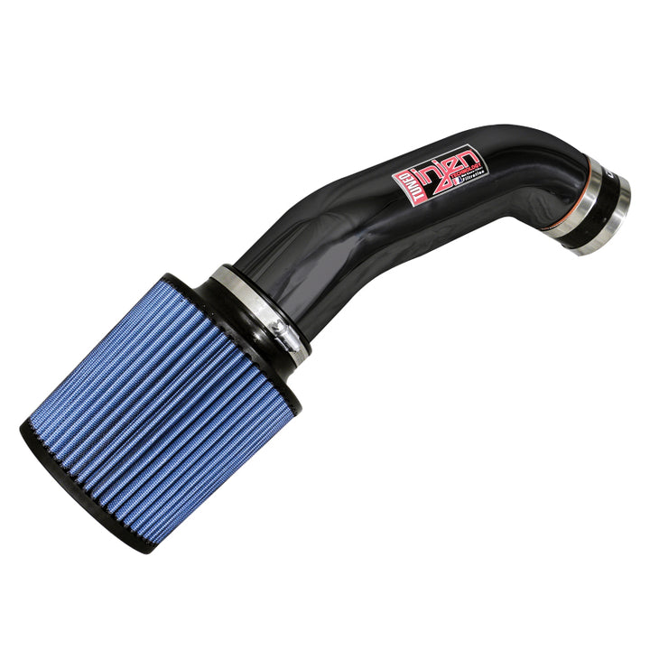 Injen 12-18 Audi A7 3.0L Supercharged Wrinkle Black Cold Air Intake w/ MRI Tech & Air Horn - Bull Strap