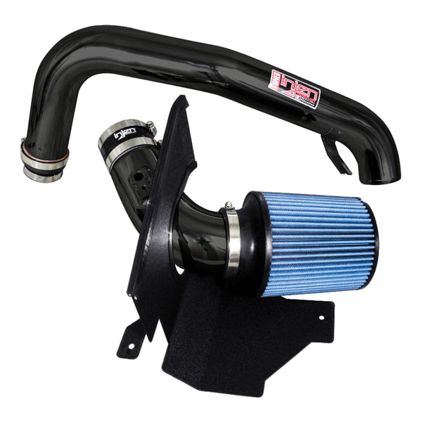 Injen 13-14 Ford Focus ST 2.0L (t) 4cyl Black Short Ram Intake w/MR Tech & Heat Shield - Bull Strap