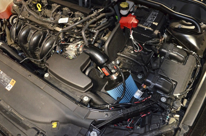 Injen 13-20 Ford Fusion 2.5L 4Cyl Black Tuned Short Ram Intake with MR Tech and Heat Shield - Bull Strap