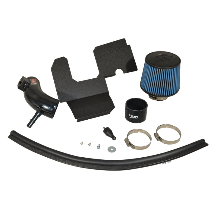 Injen 13-20 Ford Fusion 2.5L 4Cyl Black Tuned Short Ram Intake with MR Tech and Heat Shield - Bull Strap