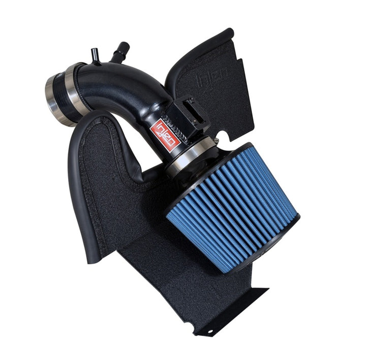 Injen 13-20 Ford Fusion 2.5L 4Cyl Polished Short Ram Intake with MR Tech and Heat Shield - Bull Strap