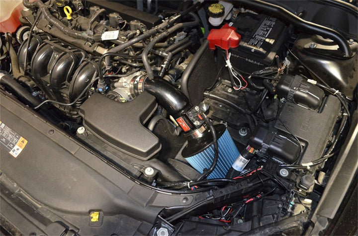 Injen 13-20 Ford Fusion 2.5L 4Cyl Polished Short Ram Intake with MR Tech and Heat Shield - Bull Strap