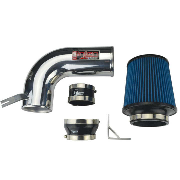 Injen 14-18 Dodge Ram 3.0L V6 Polished Power-Flow Short Ram Intake - Bull Strap