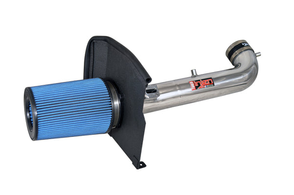 Injen 14-19 Chevy Silverado/GMC Sierra P/U 5.3L Polished Short Ram Intake w/ MR Tech & Heat Shield - Bull Strap