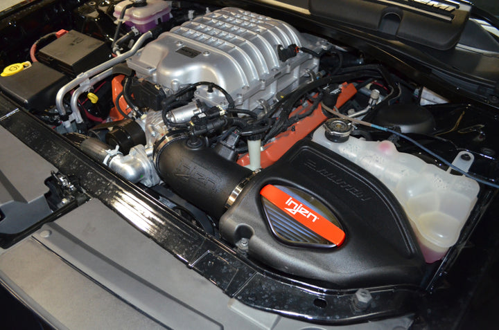 Injen 15-16 Dodge Challenger Hellcat 6.2L / 15-16 Dodge Charger Hellcat 6.2L Evolution Intake - Bull Strap