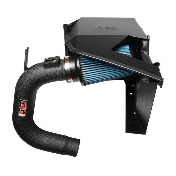 Injen 15-21 Subaru WRX 2.0L 4 Cyl. Wrinkle Black Cold Air Intake - Bull Strap