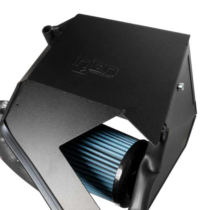 Injen 15-21 Subaru WRX 2.0L 4 Cyl. Wrinkle Black Cold Air Intake - Bull Strap