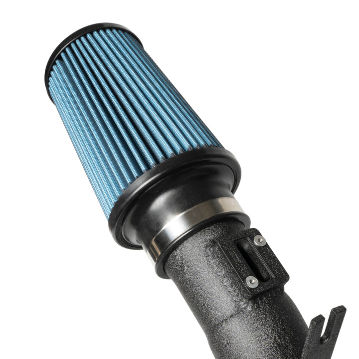 Injen 15-21 Subaru WRX 2.0L 4 Cyl. Wrinkle Black Cold Air Intake - Bull Strap