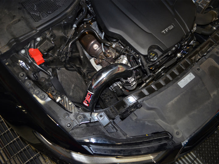 Injen 16-18 Audi A6 2.0L Turbo Polished Cold Air Intake - Bull Strap