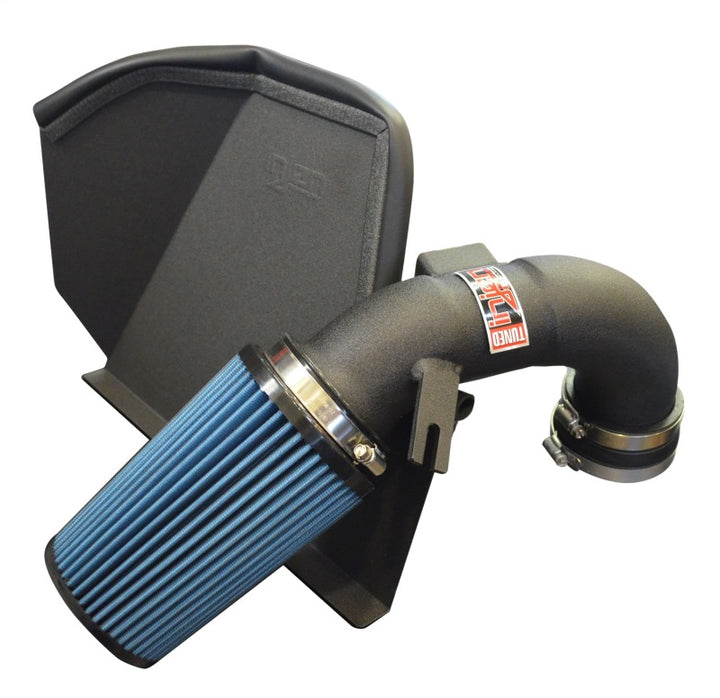 Injen 16-18 BMW 330i B48 2.0L (t) Wrinkle Black Cold Air Intake - Bull Strap