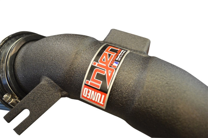 Injen 16-18 BMW 330i B48 2.0L (t) Wrinkle Black Cold Air Intake - Bull Strap