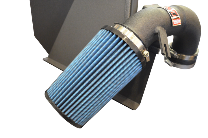 Injen 16-18 BMW 330i B48 2.0L (t) Wrinkle Black Cold Air Intake - Bull Strap