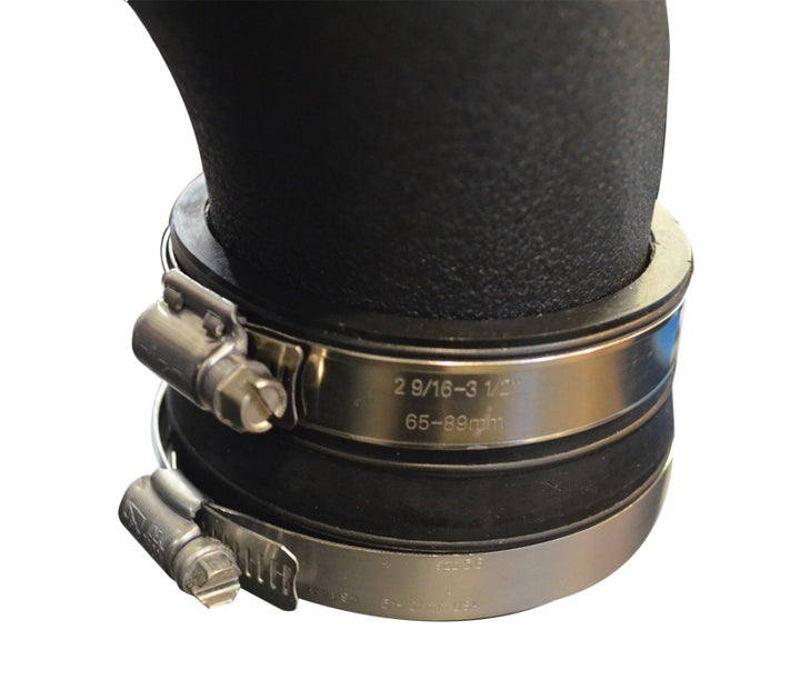 Injen 16-18 BMW 330i B48 2.0L (t) Wrinkle Black Cold Air Intake - Bull Strap