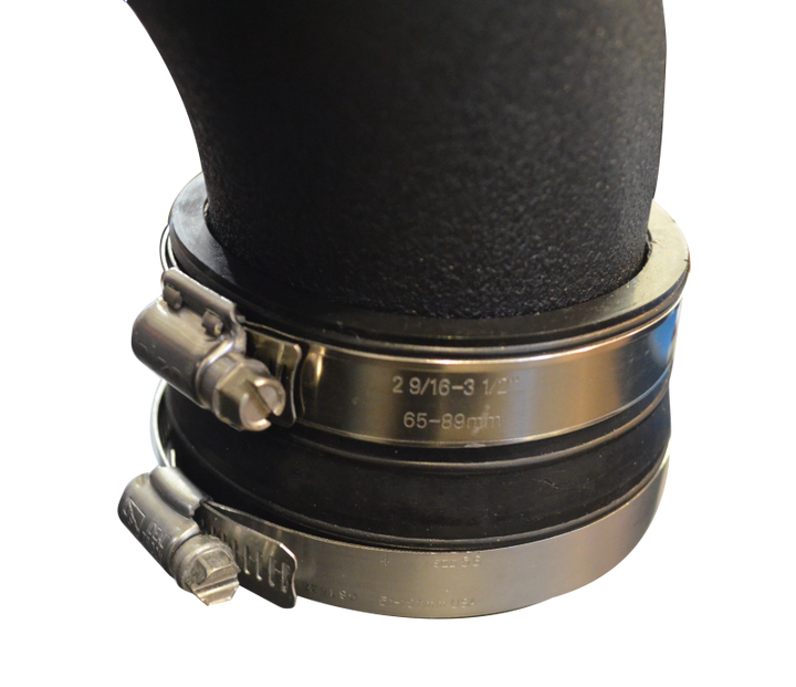 Injen 16-18 BMW 330i B48 2.0L (t) Wrinkle Black Cold Air Intake - Bull Strap