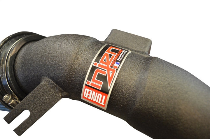 Injen 16-18 BMW 330i B48 2.0L (t) Wrinkle Black Cold Air Intake - Bull Strap