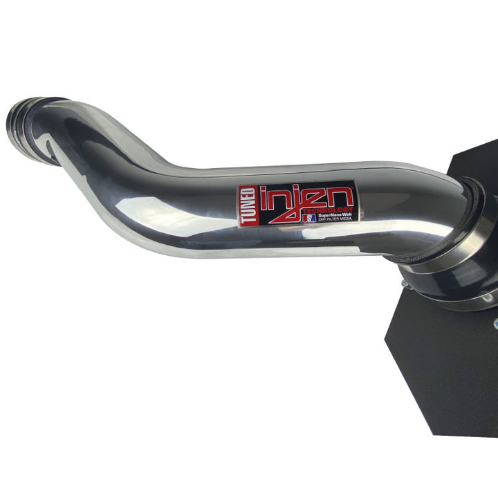 Injen 16-20 Dodge Durango / Jeep Grand Cherokee 3.6L V6 Polished PF Short Ram Cold Air Intake - Bull Strap