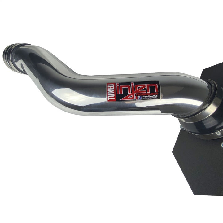 Injen 16-20 Dodge Durango / Jeep Grand Cherokee 3.6L V6 Polished PF Short Ram Cold Air Intake - Bull Strap