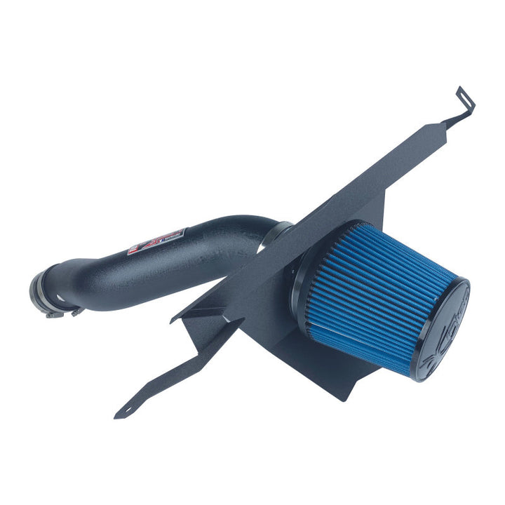 Injen 16-20 Dodge Durango / Jeep Grand Cherokee 3.6L V6 Wrinkled Black PF Short Ram Cold Air Intake - Bull Strap