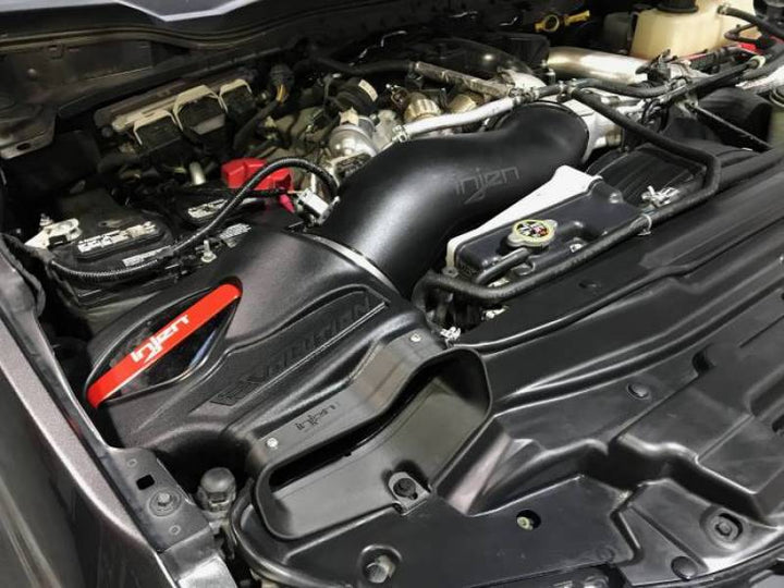 Injen 17-19 Ford F-250 Super Duty V8-6.7L Turbo Diesel Evolution Intake (Oiled) - Bull Strap
