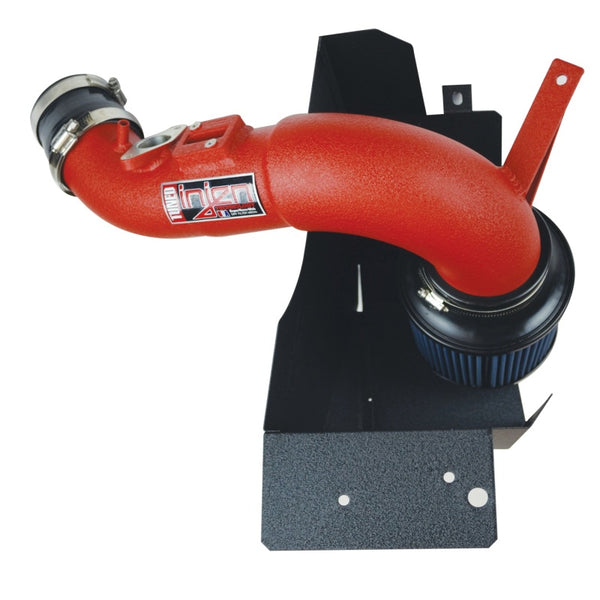Injen 17-19 Honda Civic Type R 2.0T Wrinkle Red Short Ram Air Intake - Bull Strap