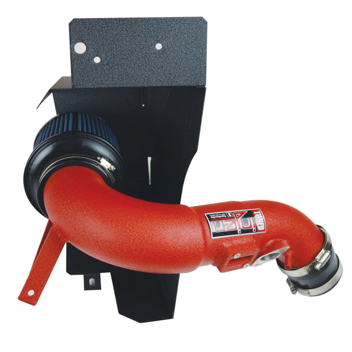 Injen 17-19 Honda Civic Type R 2.0T Wrinkle Red Short Ram Air Intake - Bull Strap