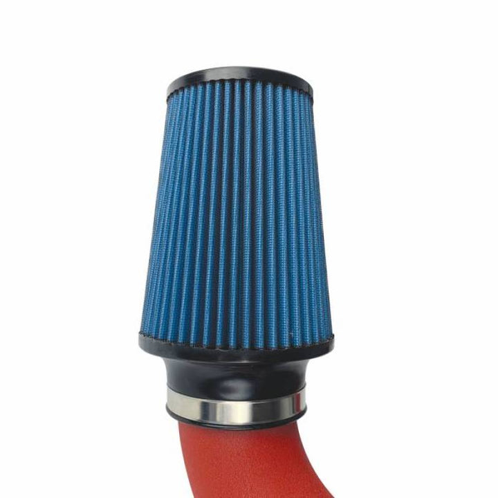 Injen 18-19 Audi S4/S5 (B9) 3.0L Turbo Wrinkle Red Short Ram Intake - Bull Strap