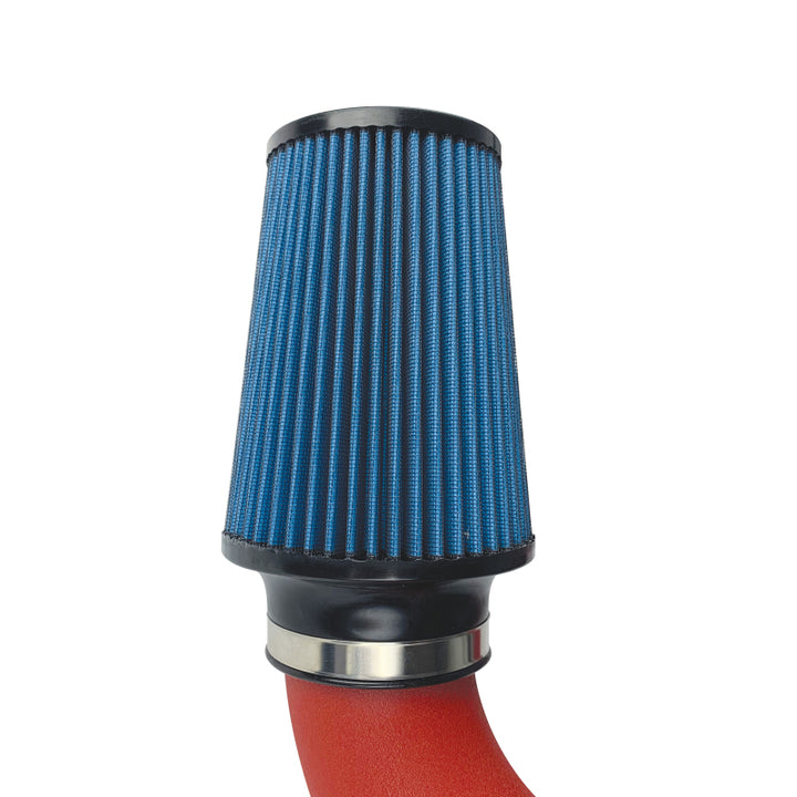 Injen 18-19 Audi S4/S5 (B9) 3.0L Turbo Wrinkle Red Short Ram Intake - Bull Strap