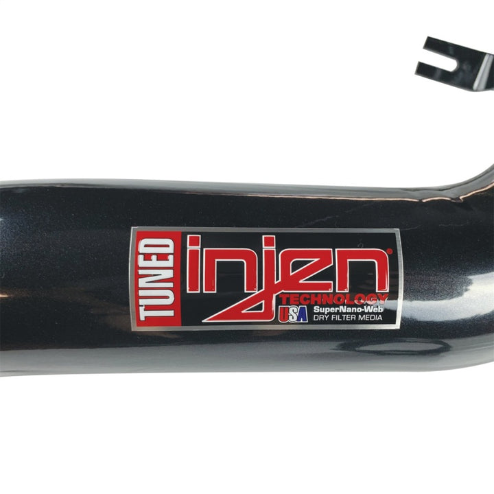 Injen 18-20 Hyundai Kona L4-1.6L Turbo Laser Black IS Short Ram Cold Air Intake System - Bull Strap