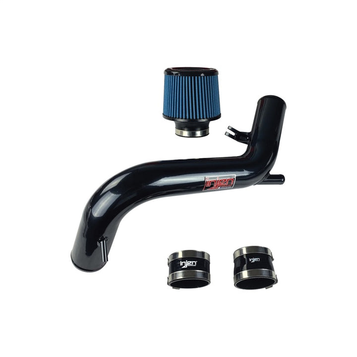 Injen 18-20 Hyundai Veloster L4-1.6L Turbo Black Short Ram Cold Air Intake System - Bull Strap