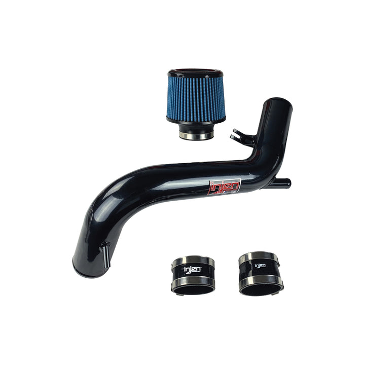 Injen 18-20 Hyundai Veloster L4-1.6L Turbo Black Short Ram Cold Air Intake System - Bull Strap