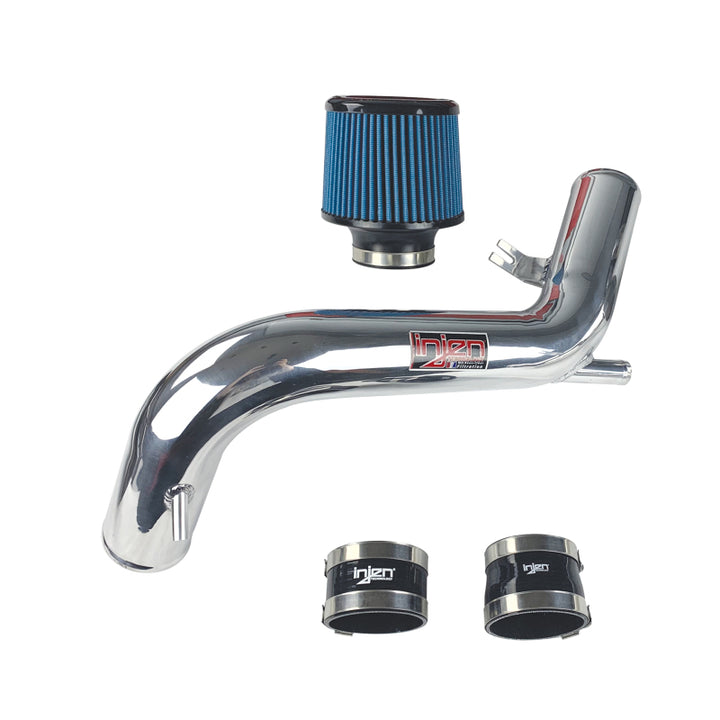 Injen 18-20 Hyundai Veloster L4-1.6L Turbo Polished Short Ram Cold Air Intake System - Bull Strap