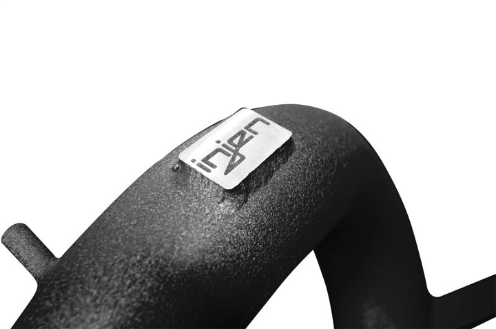 Injen 18-20 Kia Stinger 3.3L Twin Turbo Wrinkle Black Short Ram Air Intake - Bull Strap