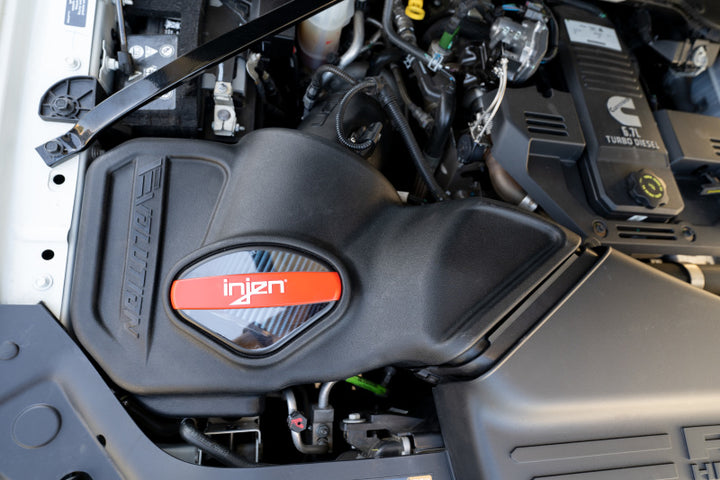 Injen 19-22 Ram 2500/3500 I6-6.7L Diesel Evolution Intake - Dry Filter - Bull Strap