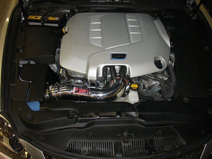 Injen 2008-10 IS-F 5.0L V8 Black Short Ram Intake - Bull Strap