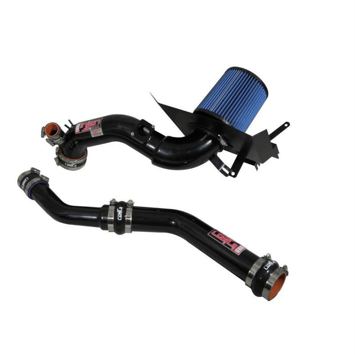 Injen 2008-14 Mitsubishi Evo X 2.0L 4Cyl Black Short Ram Intake - Bull Strap