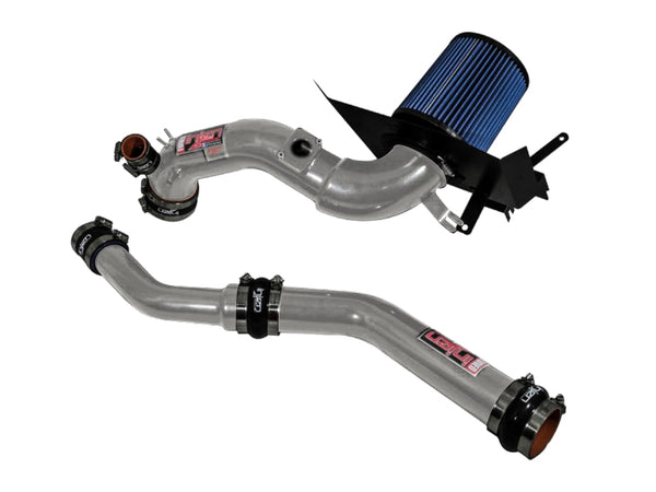 Injen 2008-14 Mitsubishi Evo X 2.0L 4Cyl Polished Short Ram Intake - Bull Strap