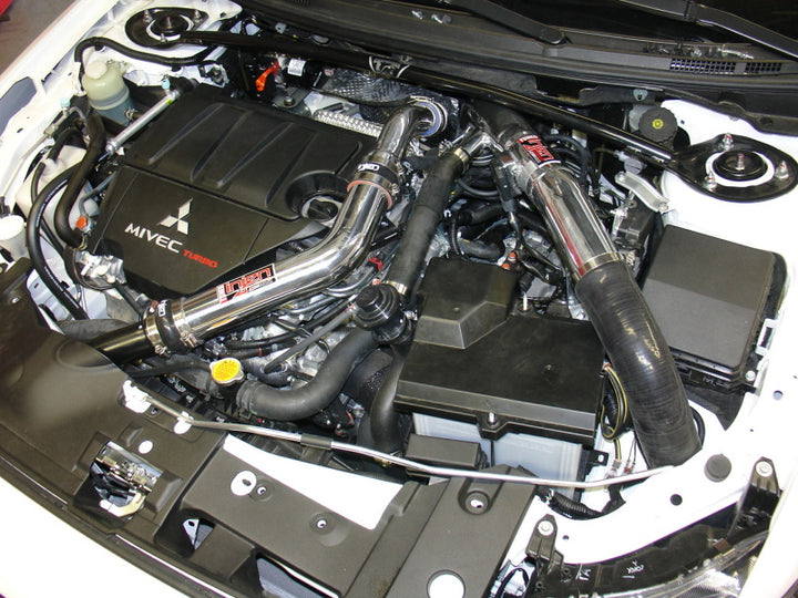 Injen 2009 Lancer Ralliart 2.0L Turbo 4 Cyl. (will not fit vehicles with fog lights) Black Cold Air - Bull Strap