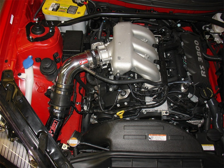 Injen 2010 Genesis Coupe ONLY 3.8L V6 Polished Cold Air Intake - Bull Strap